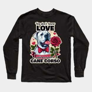 Cane Corso Valentine's day Long Sleeve T-Shirt